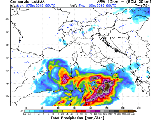 Rischio alluvioni-lampo al Sud Italia, nubifragi, grandine e forti temporali