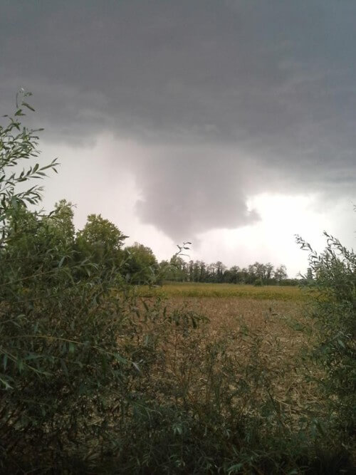 Tornado in Veneto oggi