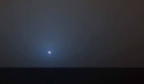 Ripreso da Curiosity il primo tramonto dal pianeta Marte - Youtube