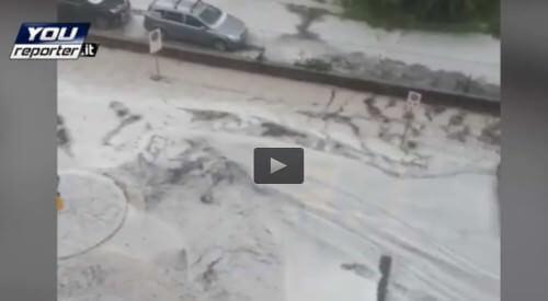 Grandine Torino: imponente temporale in atto da un'ora, il video  - Youreporter 