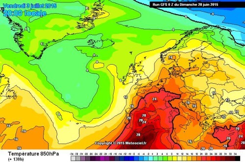 Ondata di calore in arrivo sull'Italia, tutto confermato: sarà intensa e duratura - meteociel.fr