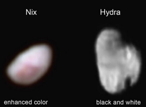 Immagini di Idra e Notte - New Horizons/NASA
