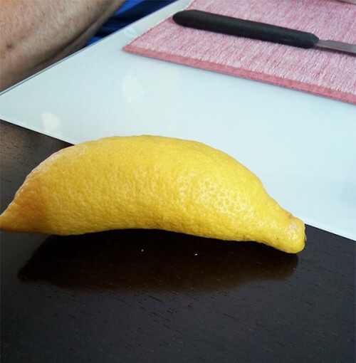 Un limone un po' confuso