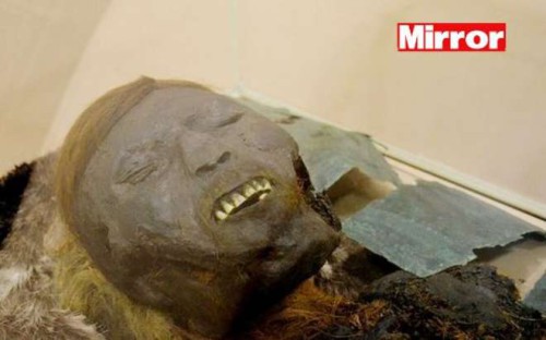 mummia di un bambino