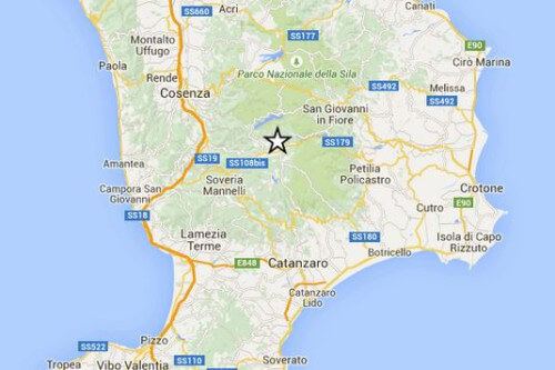 Terremoto Calabria 3 Agosto 2015 scossa magnitudo 4.1 Richter