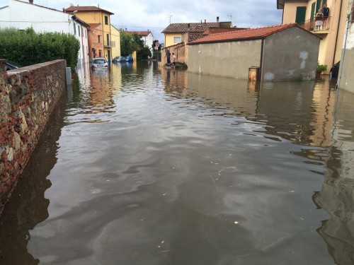 Nubifragi in Toscana, a Pisa caduti oltre 120 millimetri di pioggia 