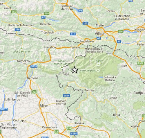 Terremoto Triveneto e Slovenia, intensa scossa di magnitudo 4.2 Richter al confine con il Friuli - INGV