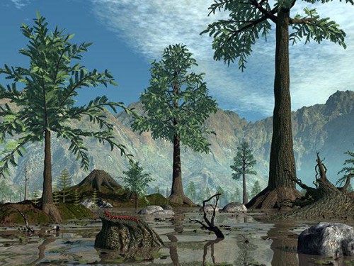 foresta fossile svalbard