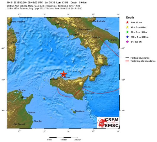 terremoto in sicilia