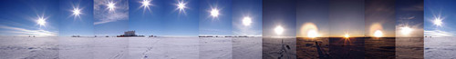Sole in Antartide