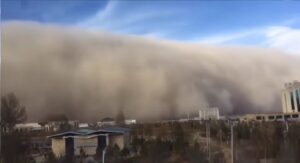 tempesta di sabbia cina