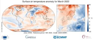 Cambiamenti climatici Marzo 2022