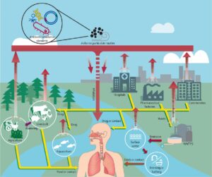 inquinamento atmosferico-resistenza antibiotici