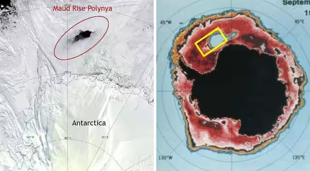 Risolto dopo 50 anni il mistero del gigantesco buco nel ghiaccio in Antartide