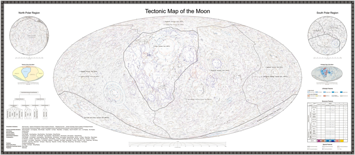 Potrebbe sembrare meno interessante rispetto agli altri, ma il fatto che la Luna abbia ancora unità tettoniche è significativo anche senza vedere i loro confini.