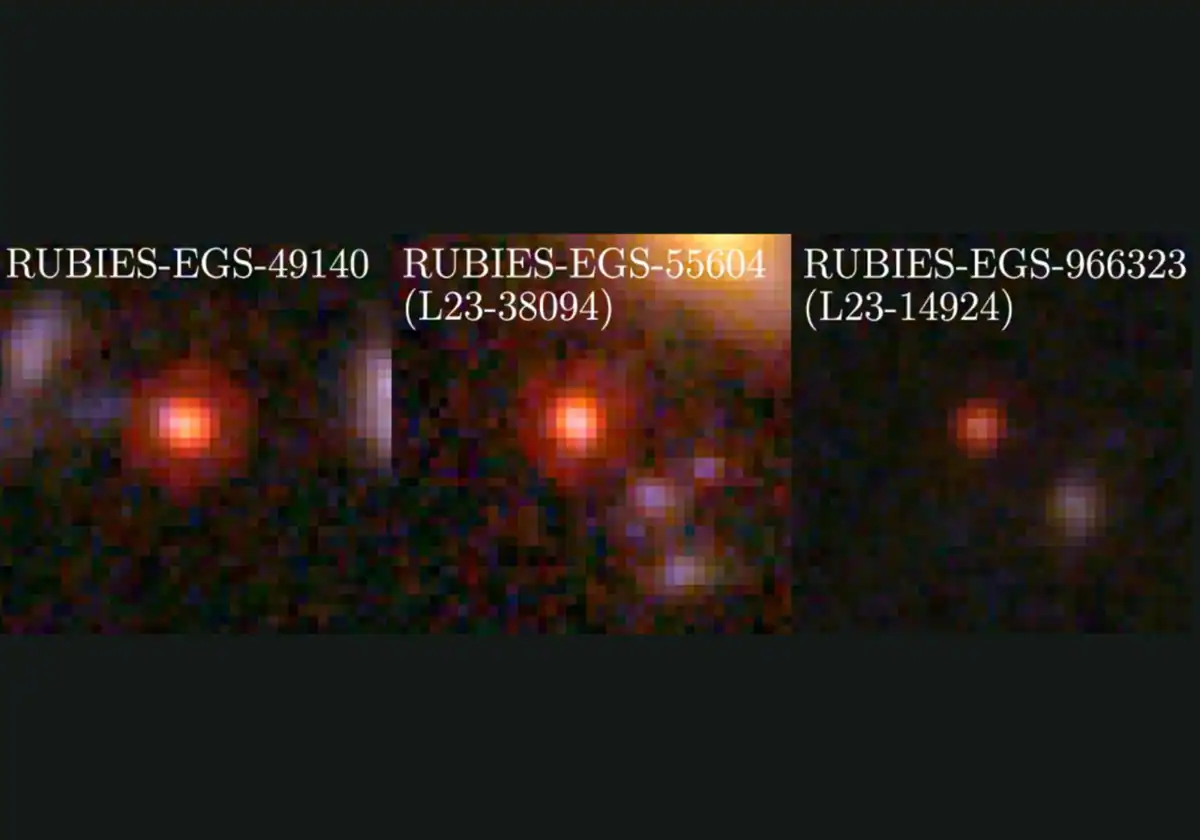 Il James Webb scopre tre misteriosi oggetti rosso brillante ai margini dell’Universo