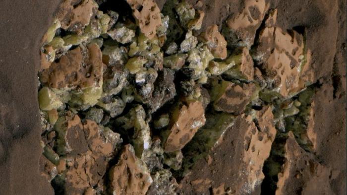 Scoperta dei cristalli di zolfo puro su Marte