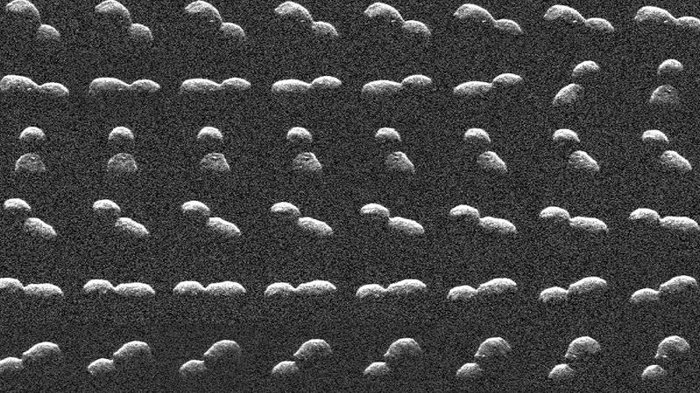 Asteroid 2024 ON catturato rotolando sul radar.