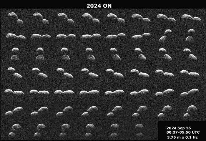 Asteroid 2024 ON catturato durante un avvicinamento ravvicinato