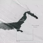 La NASA fotografa uno strano fenomeno sul ghiacciaio antartico