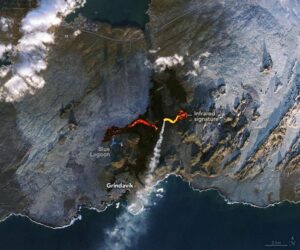 Eruzione in Islanda novembre 2024 Annotata