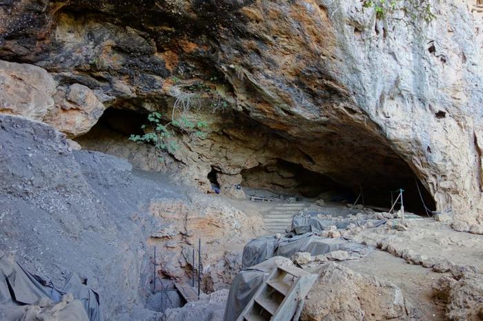 L'ingresso a Taforalt, alias Grotte des Pigeons, fotografato nel 2017.