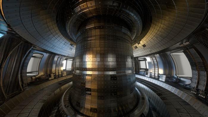 Un tokamak in un laboratorio.