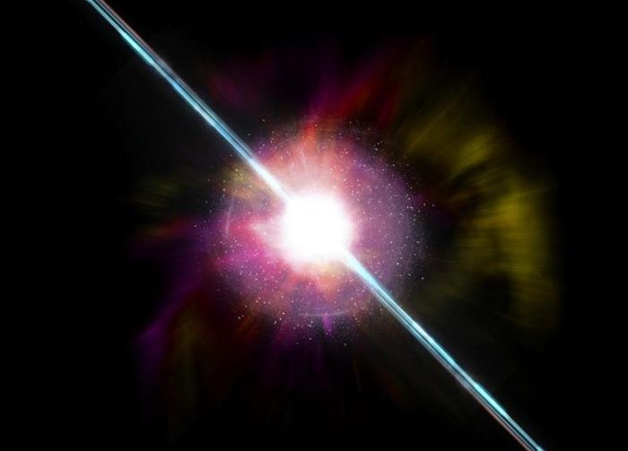 Astronomia Concetto dell'Artista dei Pulsar