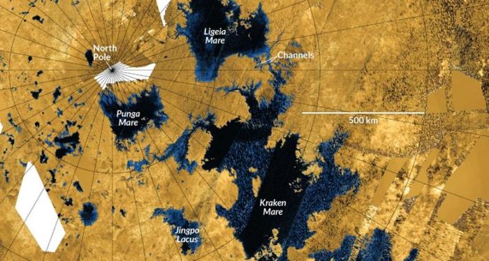 Bubbles in Titan s Seas