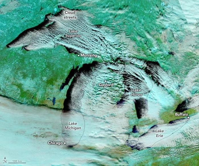 Grandi Laghi Falso Colore dicembre 2024 Annotato