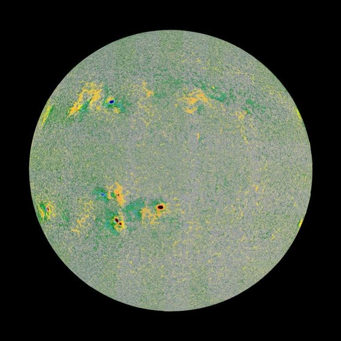 Mappa PHI del Campo Magnetico del Sole