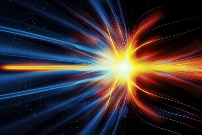 Fisica Quantistica Particella Onda Arte Illustrazione