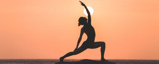 Donna Yoga Tramonto