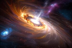 Concetto Artistico del Quasar Astronomico