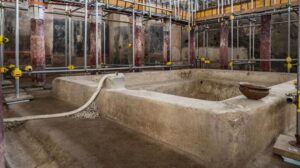 Bagno lussuoso di 2.000 anni fa scoperto a Pompei in un’eccezionale scoperta ‘una volta in un secolo’