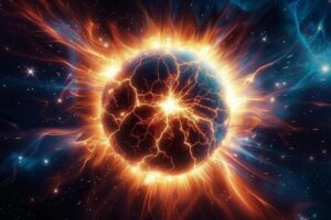 Astrofisica Starquake Concetto di Illustrazione