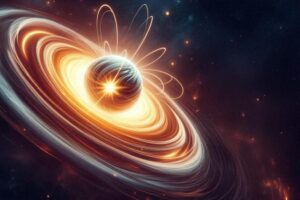 Concetto del Campo Magnetico di una Stella di Neutroni in Rotazione